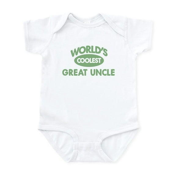 CafePress - Coolest GREAT UNCLE Infant Bodysuit - Baby Light Bodysuit, Size Newborn - 24 Months