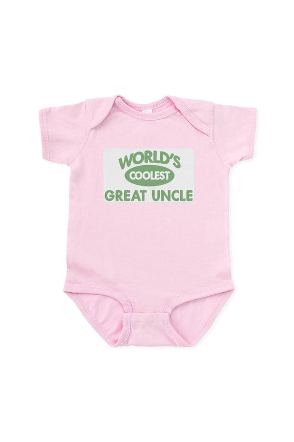 - Coolest GREAT UNCLE Infant Bodysuit - Baby Light Bodysuit, Size Newborn - 24 Months