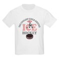 thumbnail image 1 of CafePress - Coolest Girls Hockey T Shirt - Light T-Shirt Kids XS-XL, 1 of 4