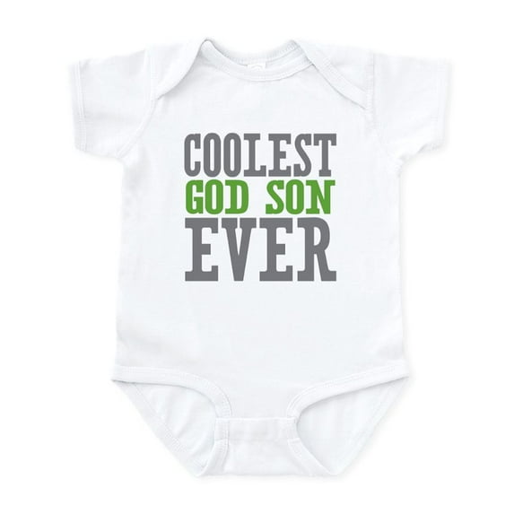CafePress - Coolest God Son Ever Infant Bodysuit - Baby Light Bodysuit, Size Newborn - 24 Months