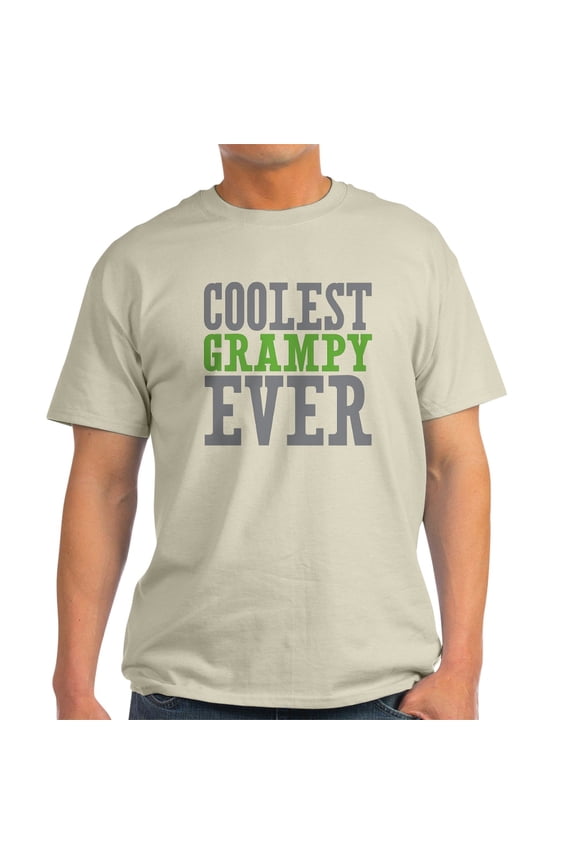 - Coolest Grampy Light T Shirt - Men's Classic Graphic T-Shirt