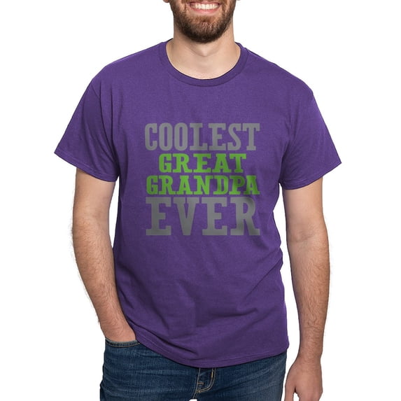 CafePress - Coolest Great Grandpa Ever Dark T Shirt - Men's Classic Graphic Cotton T-Shirt