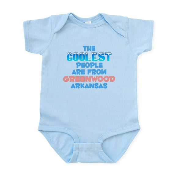 CafePress - Coolest: Greenwood, AR Infant Bodysuit - Baby Light Bodysuit, Size Newborn - 24 Months