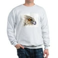 thumbnail image 1 of CafePress - Cooper Hawk Face Sweatshirt - Crew Neck Sweatshirt, 1 of 4