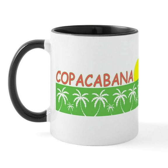 CafePress - Copacabana Mug - 11 oz Ceramic Mug - Novelty Coffee Tea Cup