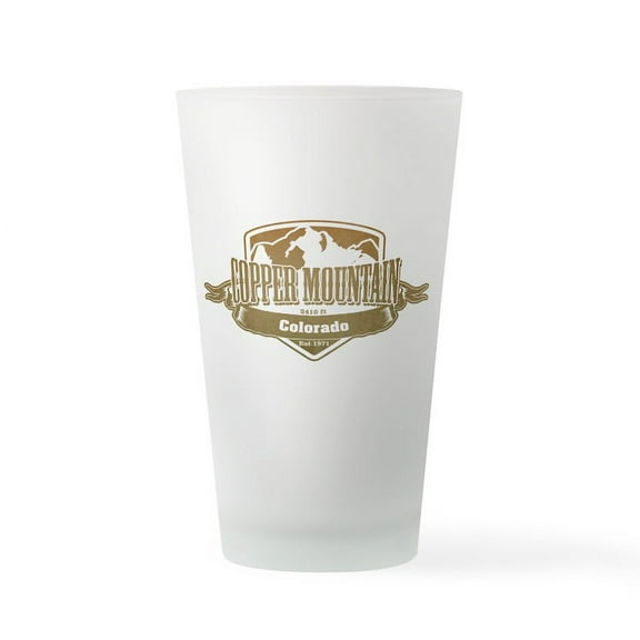CafePress - Copper Mountain Colorado Ski Resort 4 Drinking Gla - Pint Glass, Drinking Glass, 16 oz. CafePress