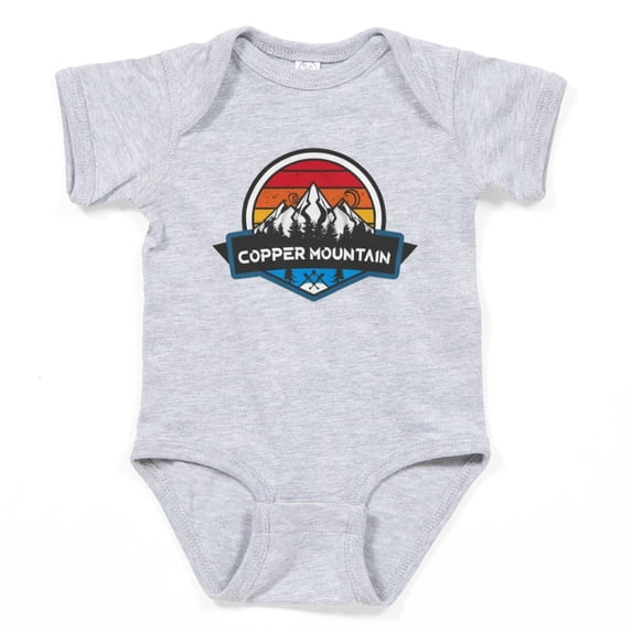 CafePress - Copper Mountain Copper Mountain Colorado Body Suit - Cute Infant Bodysuit Baby Romper - Size Newborn - 24 Months