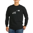thumbnail image 1 of CafePress - Copter Evolution Long Sleeve Dark T Shirt - Long Sleeve Dark T-Shirt, 1 of 4