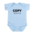 thumbnail image 1 of CafePress - Copy (Ctrl+C) Baby Body Suit - Baby Light Bodysuit, Size Newborn - 24 Months, 1 of 4