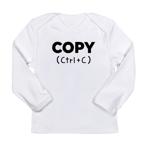 CafePress - Copy (Ctrl+C) Infant Long Sleeve T Shirt - Long Sleeve Infant T-Shirt