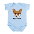 thumbnail image 1 of CafePress - Corgeek Baby Light Bodysuit - Baby Light Bodysuit, Size Newborn - 24 Months, 1 of 4