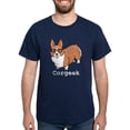 thumbnail image 1 of CafePress - Corgeek Dark T Shirt - Men's Classic Graphic Cotton T-Shirt, 1 of 4