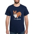 thumbnail image 1 of CafePress - Corgeek Dark T Shirt - Men's Classic Cotton T-Shirts, 1 of 3