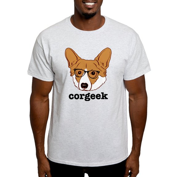 CafePress - Corgeek Light T Shirt - Men's Classic Graphic T-Shirt
