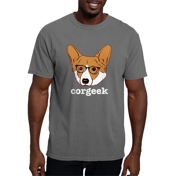 CafePress - Corgeek - Mens Comfort Colors Shirt