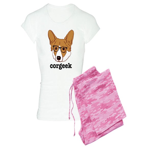 CafePress - Corgeek - Women's Light Pajamas
