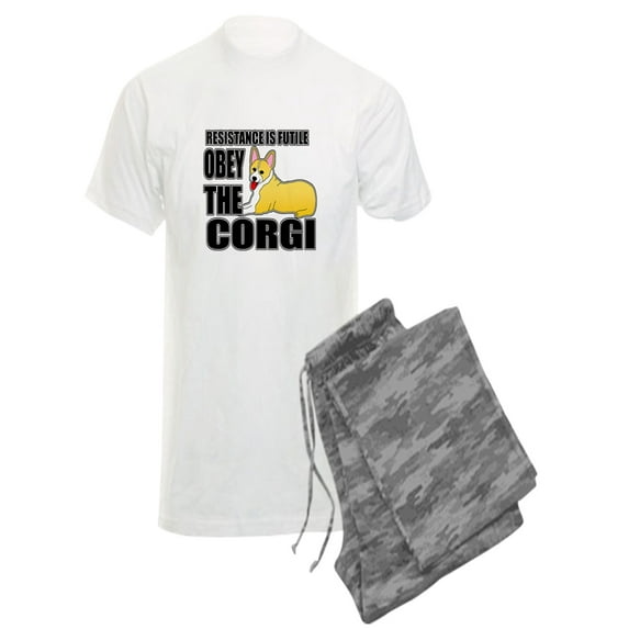 CafePress - Corgi - Men's Light Pajamas
