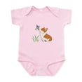 thumbnail image 1 of CafePress - Corgi With Butterfly Body Suit - Baby Light Bodysuit, Size Newborn - 24 Months, 1 of 4