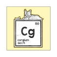 thumbnail image 1 of CafePress - Corgium Sticker - Square Sticker 3" x 3", 1 of 1