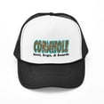 thumbnail image 1 of CafePress - Cornhole - Adjustable Unisex Printed Trucker Hat with Mesh Back, 1 of 8
