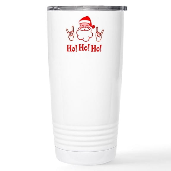 CafePress - Cornu Claus Stainless Steel Travel Mug - Insulated Stainless Steel Travel Tumbler 20 oz.