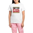 thumbnail image 1 of CafePress - Coronavirus Keep Your Soc Women's Light Pajamas - Women's Short Sleeve Print T-Shirt and Pants Light Cotton Pajama Set, 1 of 7