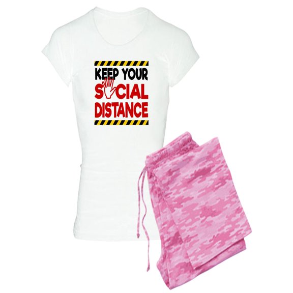 CafePress - Coronavirus Keep Your Soc - Women's Light Pajamas