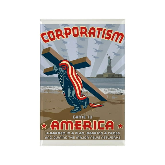 CafePress - Corporatism - Rectangle Magnet, 2"x3" Refrigerator Magnet