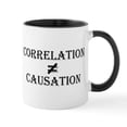 thumbnail image 1 of CafePress - Correlation Causation - 11 oz Ceramic Mug - Novelty Coffee Tea Cup, 1 of 6