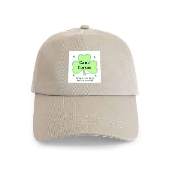 CafePress - Corso Heaven Cap - Adjustable 100% Brushed Unisex Casual Cotton Baseball Cap, Beige, 1
