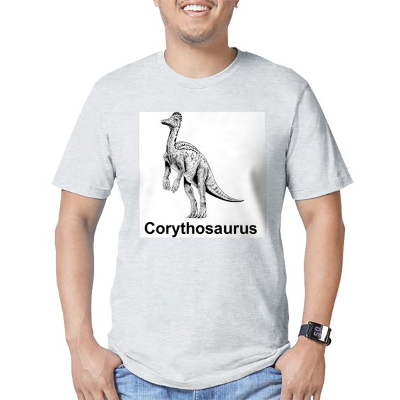 CafePress - Corythosaurus Men's Classic T Shirt - Fitted T-Shirt, Vintage Fit Soft Cotton Tee