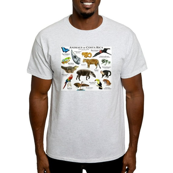 CafePress - Costa Rica Animals Light T Shirt - Men's Classic Graphic T-Shirt
