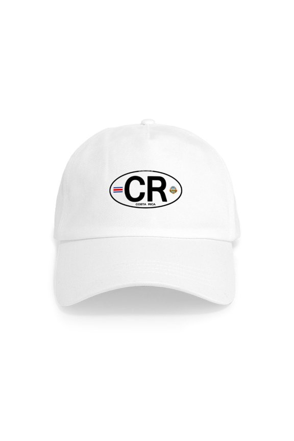 - Costa Rica Euro Oval Cap - Adjustable 100% Brushed Unisex Casual Cotton Baseball Cap, Beige, 1