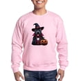 thumbnail image 1 of CafePress - Costumed Pitbull Halloween - Crew Neck Sweatshirt, 1 of 3