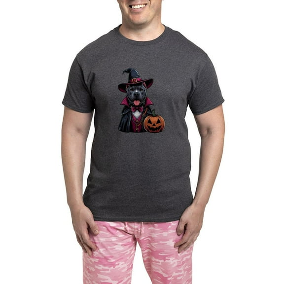 CafePress - Costumed Pitbull Halloween - Men's Loose Fit, Cotton - 2 Piece Pajama Set