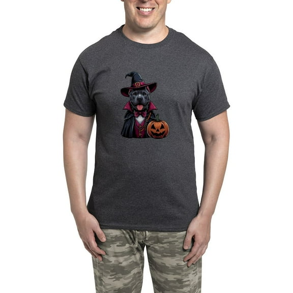 CafePress - Costumed Pitbull Halloween - Men's Loose Fit, Cotton - 2 Piece Pajama Set