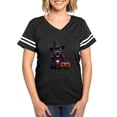 thumbnail image 1 of CafePress - Costumed Pitbull Halloween Women's Football T Shirt - Womens Football Shirt, 1 of 4