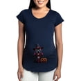thumbnail image 1 of CafePress - Costumed Pitbull Halloween Women's Maternity T Shirt - Maternity Dark T-Shirt, 1 of 4