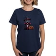thumbnail image 1 of CafePress - Costumed Pitbull Halloween Women's Value T Shirt - Women's Traditional Fit Dark T-Shirt, 1 of 4