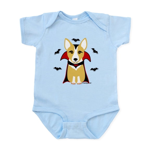CafePress - Count Corgi Vampire Infant Bodysuit - Baby Light Bodysuit, Size Newborn - 24 Months