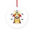 thumbnail image 1 of CafePress - Count Corgi Vampire -  Round Wood Ornament 4", 1 of 2