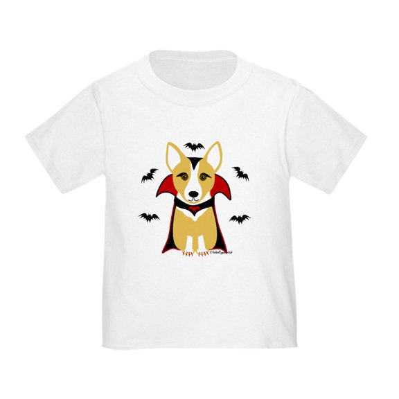 CafePress - Count Corgi Vampire Toddler T Shirt - Cute Toddler T-Shirt, 100% Cotton