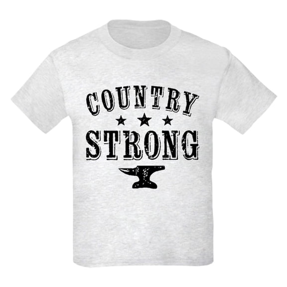 CafePress - Country Strong T Shirt - Light T-Shirt Kids XS-XL