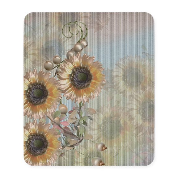 CafePress - Country Sunflowers Mousepad - Non-slip Rubber Mousepad, Gaming Mouse Pad