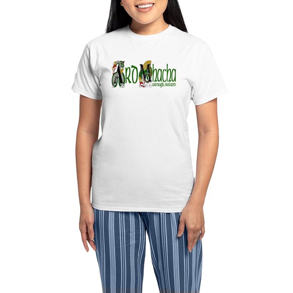 CafePress - County Armagh (Gaelic) Women's Light Pajamas - Women's Short Sleeve Print T-Shirt and Pants Light Cotton Pajama Set