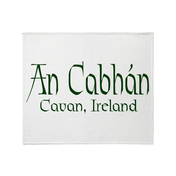 CafePress - County Cavan (Gaelic) Throw Blanket - Soft Fleece Throw Blanket, 50"x60" for All Ages