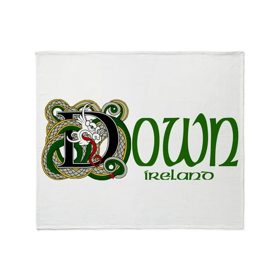 CafePress - County Down Throw Blanket - Soft Fleece Throw Blanket, 50"x60" for All Ages