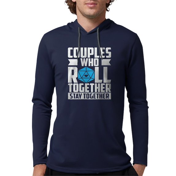 CafePress - Couples Who Roll Together, Sta Long Sleeve T Shirt - Mens Hooded Shirt