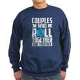 thumbnail image 1 of CafePress - Couples Who Roll Together, Stay Togethe Sweatshirt - Classic Crew Neck Sweatshirt, 1 of 4