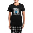 thumbnail image 1 of CafePress - Couples Who Roll Together, Stay Together V Pajamas - Women's Short Sleeve Print T-Shirt and Pants Dark Cotton Pajama Set, 1 of 7